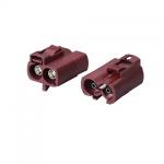 Double Fakra jack connector RG174, RG316 for crimping